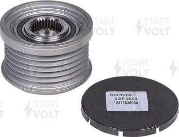 StartVOLT SGP 2602 - Шкив генератора, муфта www.autospares.lv