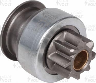 StartVOLT VCS 0891 - Ведущая шестерня, бендикс, стартер www.autospares.lv