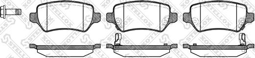 Stellox 968 002-SX - Bremžu uzliku kompl., Disku bremzes autospares.lv