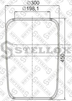 Stellox 90-07270-SX - Pneimoatsperes spilvens, Pneimopiekare autospares.lv