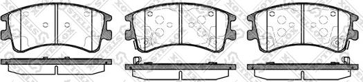 Stellox 981 002B-SX - Bremžu uzliku kompl., Disku bremzes autospares.lv