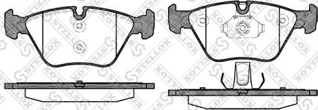 Breck 2167610 - Brake Pad Set, disc brake www.autospares.lv