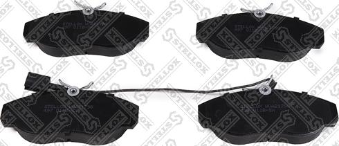 Stellox 497 011B-SX - Brake Pad Set, disc brake www.autospares.lv