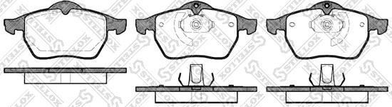 Stellox 401 010B-SX - Bremžu uzliku kompl., Disku bremzes autospares.lv