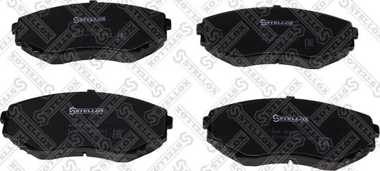 Stellox 408 000B-SX - Brake Pad Set, disc brake www.autospares.lv