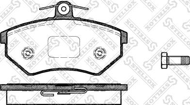 Stellox 412 000-SX - Bremžu uzliku kompl., Disku bremzes autospares.lv