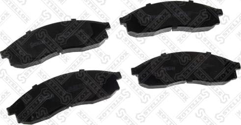 Stellox 480 000B-SX - Brake Pad Set, disc brake www.autospares.lv