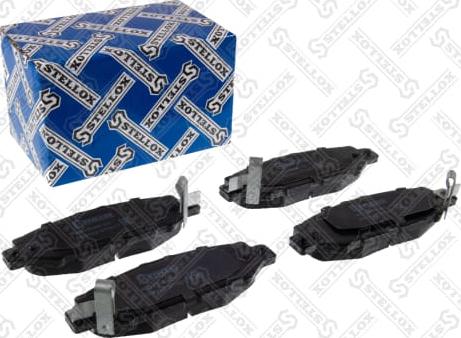 Stellox 435 004B-SX - Brake Pad Set, disc brake www.autospares.lv