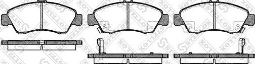 Stellox 430 002B-SX - Bremžu uzliku kompl., Disku bremzes autospares.lv