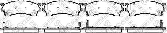 Stellox 426 004-SX - Bremžu uzliku kompl., Disku bremzes www.autospares.lv