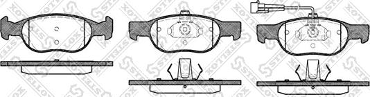 Stellox 599 011B-SX - Brake Pad Set, disc brake www.autospares.lv