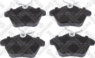 Stellox 592 010B-SX - Brake Pad Set, disc brake www.autospares.lv