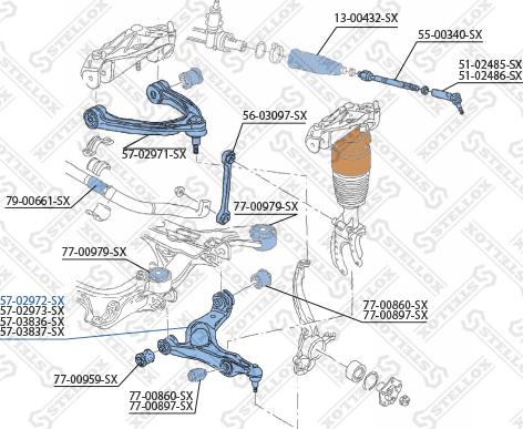 Stellox 57-02972-SX - Track Control Arm www.autospares.lv