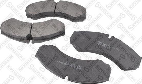 Stellox 662 000-SX - Brake Pad Set, disc brake www.autospares.lv