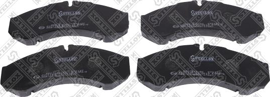 Stellox 662 010-SX - Brake Pad Set, disc brake www.autospares.lv