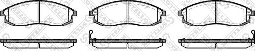 Stellox 609 002-SX - Brake Pad Set, disc brake www.autospares.lv