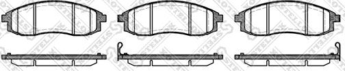 Stellox 609 012-SX - Brake Pad Set, disc brake www.autospares.lv