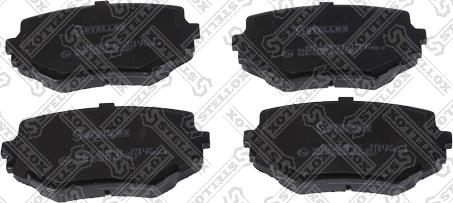 Stellox 605 002B-SX - Тормозные колодки, дисковые, комплект www.autospares.lv