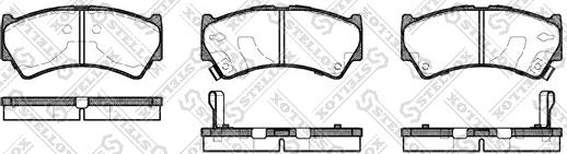 Stellox 603 052B-SX - Brake Pad Set, disc brake www.autospares.lv