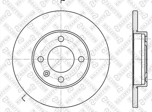 Swag 32 90 2121 - Brake Disc www.autospares.lv