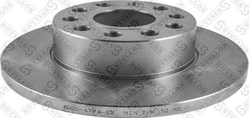 Stellox 6020-4794-SX - Тормозной диск www.autospares.lv