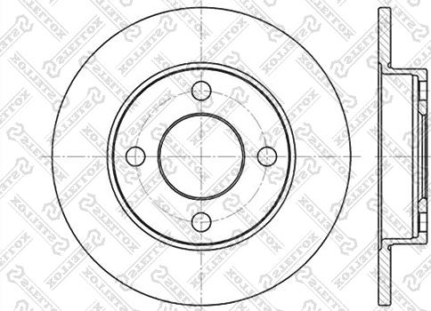 Stellox 6020-4748-SX - Bremžu diski www.autospares.lv