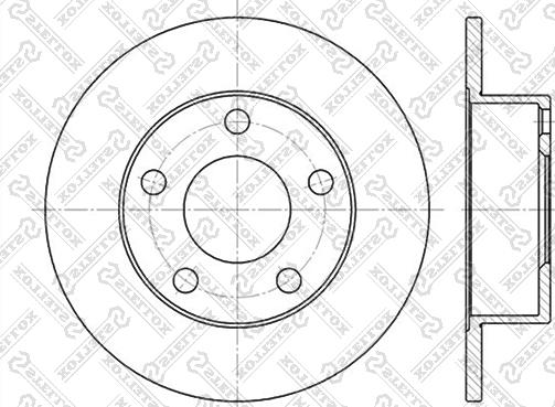 Stellox 6020-4764-SX - Bremžu diski www.autospares.lv