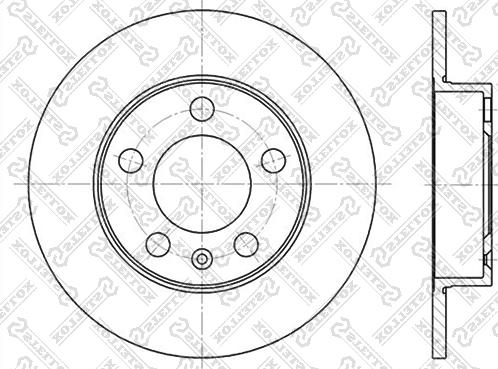 Stellox 6020-4761-SX - Bremžu diski www.autospares.lv