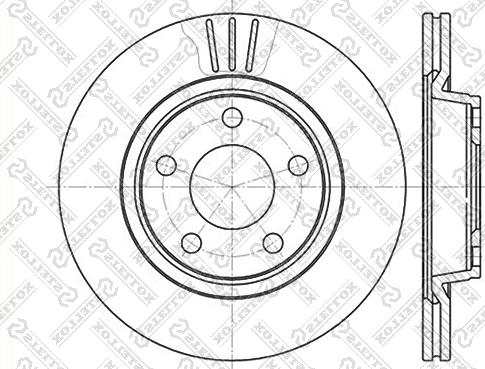 Stellox 6020-4762V-SX - Brake Disc www.autospares.lv