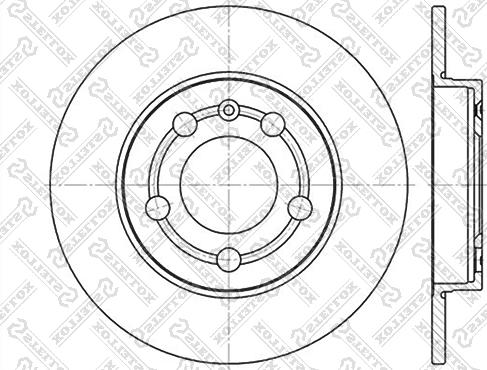 Stellox 6020-4779-SX - Bremžu diski www.autospares.lv