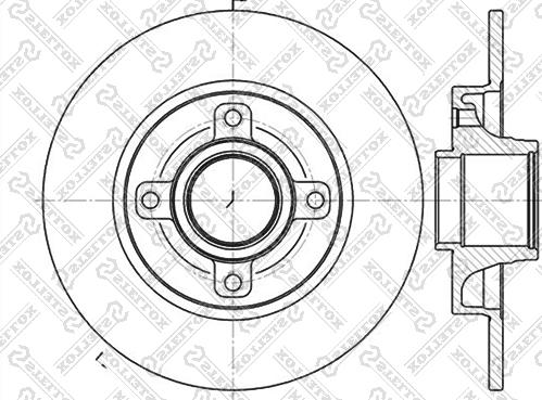 INTERBRAKE SDK6524 - Тормозной диск www.autospares.lv