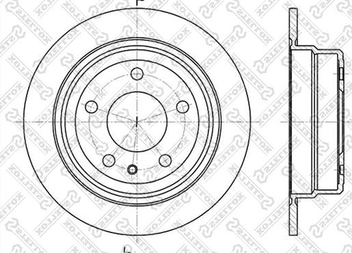 Stellox 6020-1514-SX - Bremžu diski www.autospares.lv