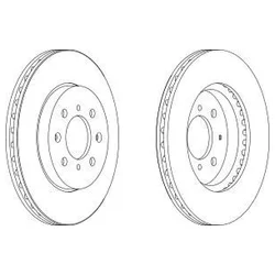 Japanparts 6004425 - Brake Disc www.autospares.lv