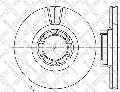 FAG BS 3243 - Brake Disc www.autospares.lv