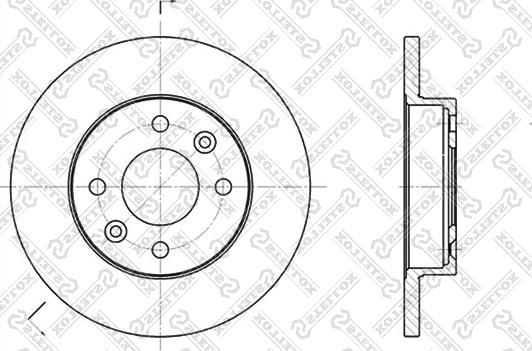 Stellox 6020-3908-SX - Bremžu diski autospares.lv