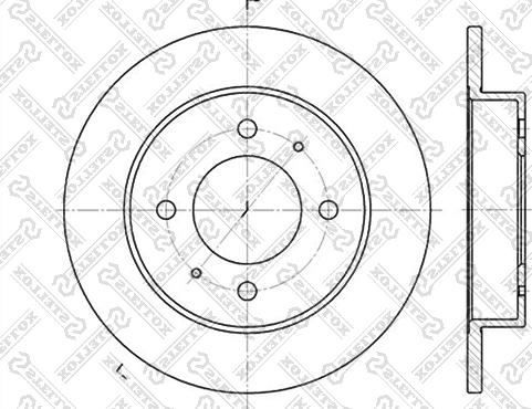 Stellox 6020-3406-SX - Bremžu diski www.autospares.lv