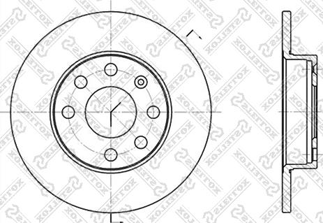 Stellox 6020-3605-SX - Bremžu diski autospares.lv