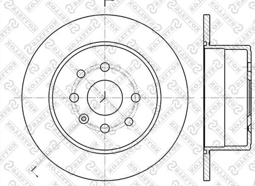 Stellox 6020-3619-SX - Bremžu diski www.autospares.lv