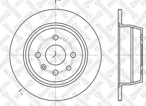 Stellox 6020-3618-SX - Bremžu diski autospares.lv