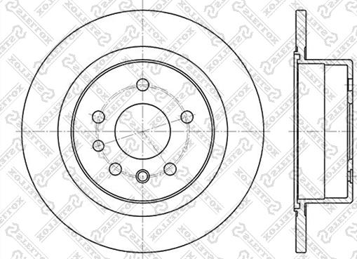 Stellox 6020-3621-SX - Bremžu diski autospares.lv