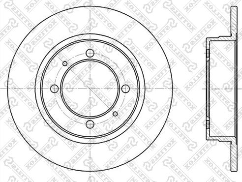 Kavo Parts BR-5714-C - Brake Disc www.autospares.lv