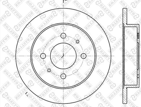 Stellox 6020-3031-SX - Bremžu diski www.autospares.lv