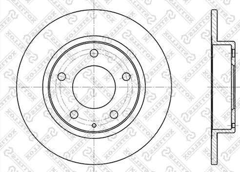 Stellox 6020-3228-SX - Bremžu diski www.autospares.lv