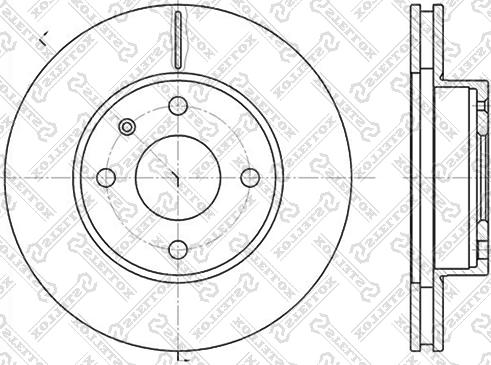 Stellox 6020-2529V-SX - Bremžu diski www.autospares.lv