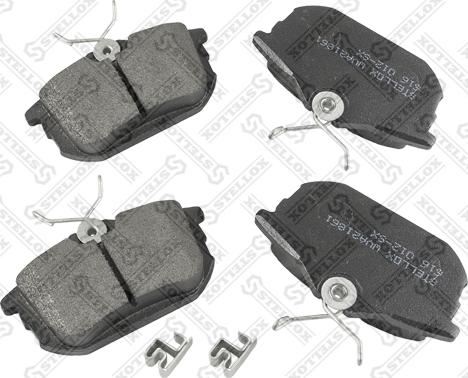 Stellox 616 012-SX - Brake Pad Set, disc brake www.autospares.lv