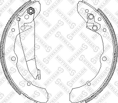 Stellox 059 100-SX - Brake Shoe Set www.autospares.lv