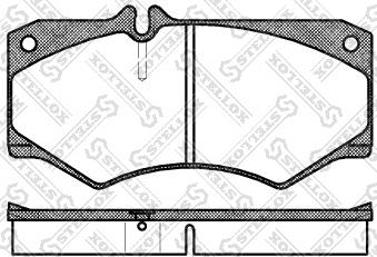 Stellox 058 030-SX - Bremžu uzliku kompl., Disku bremzes autospares.lv