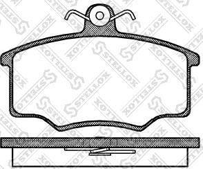 Stellox 057 020-SX - Тормозные колодки, дисковые, комплект www.autospares.lv