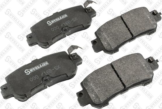 Stellox 000 416B-SX - Brake Pad Set, disc brake www.autospares.lv