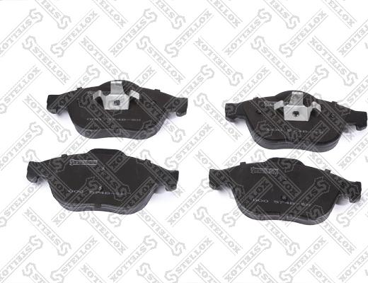 Stellox 000 574B-SX - Тормозные колодки, дисковые, комплект www.autospares.lv